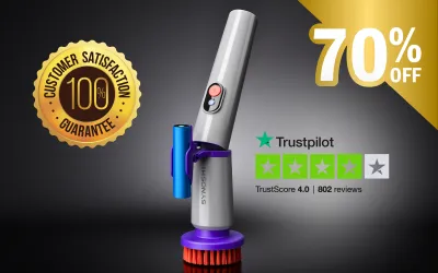 Synoshi Pro Power Spin Scrubber